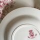 Series of 11 plates flat 19th in faience of Gien