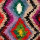 Rug in knots runner corridor Boucharouit - 90x230cm