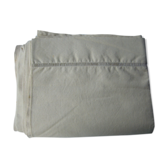 Embroidered antique linen sheets
