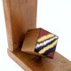 Mid-Century pair of wooden and enamel bookends, 1960s