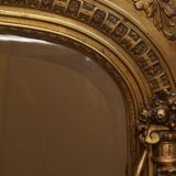 Big old mirror decorated with caryatids 193cm