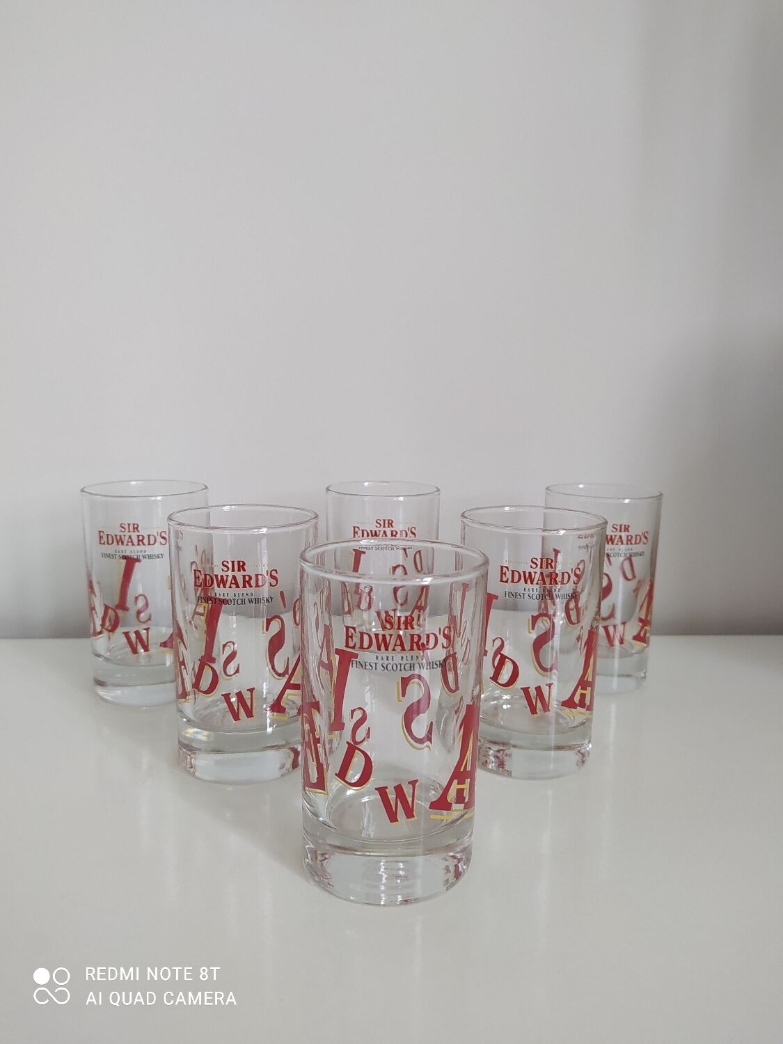 Lot de 6 verres à whisky sir edward's