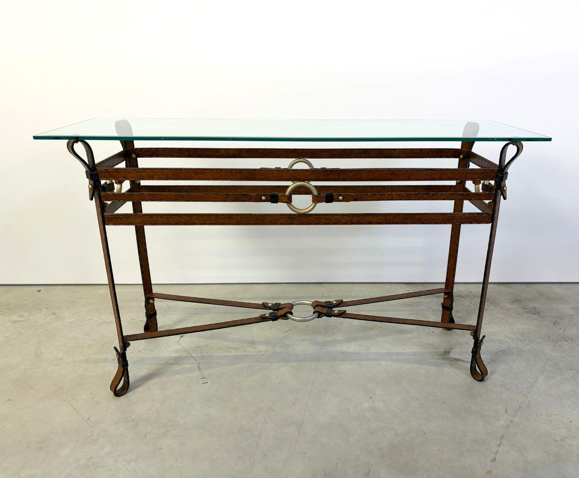 Console de style Hermès, années 1970