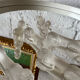 Art Deco glass poodle knife rest