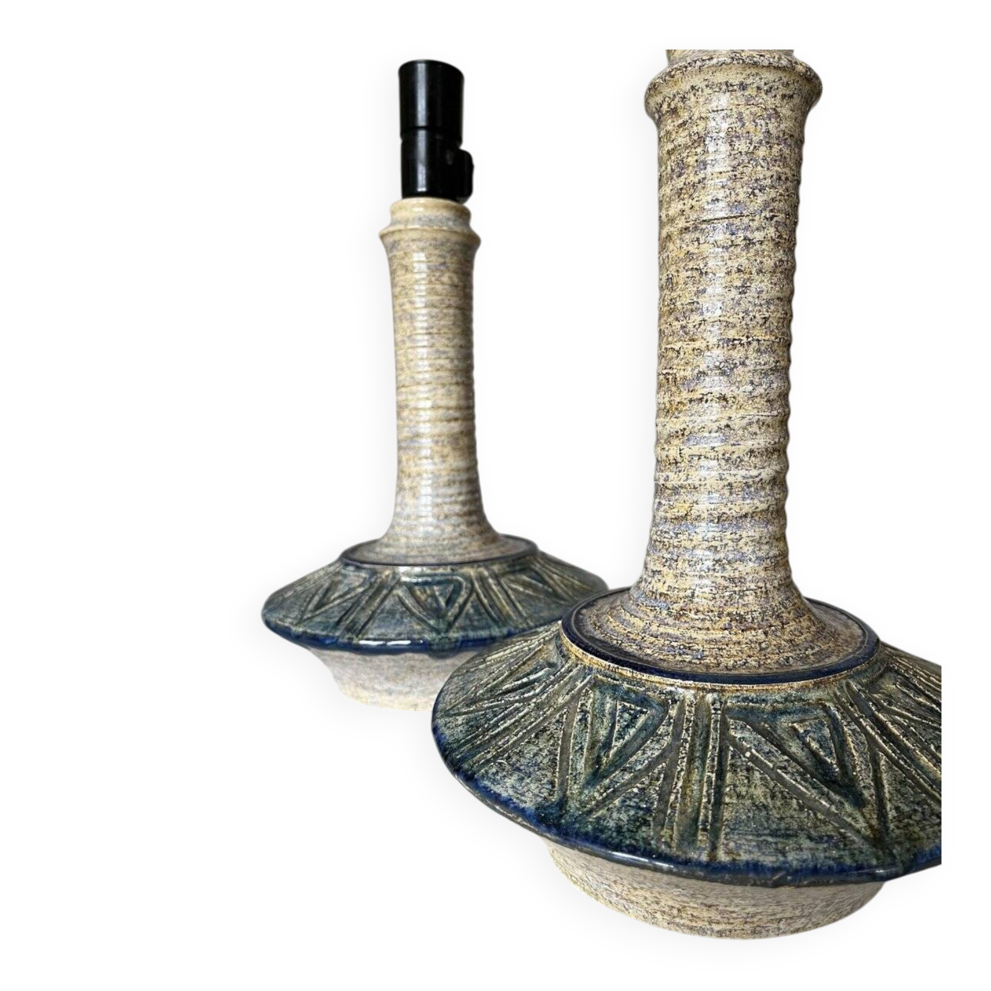 Pair table lamps by Jette Hellerøe for Axella, Denmark, 1970s, set of 2