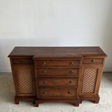 Chiffonier, small 19th century storage unit 1m12 x 74 x 35