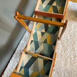 Vintage worker, sewing box feet compass