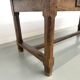 Authentic French farmhouse table from 1890 in solid oak with two drawers.