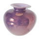 Iridescent glass ball vase, vintage, 1980