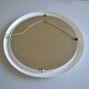 Round white plastic mirror 1970s 1970s France