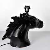 Ceramic horse lamp 1980