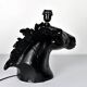 Ceramic horse lamp 1980