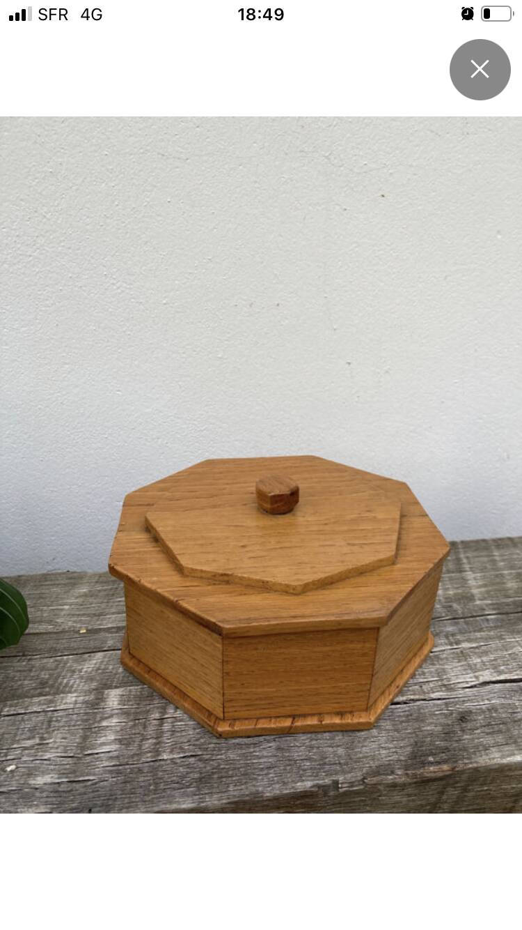 Boite bijoux bois artisanale