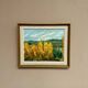 Original Swedish Oil on Panel – "Autumn Landscape" – Dated 1978 – Framed Period Piece – 50 × 42 cm (19.7" × 16.5")