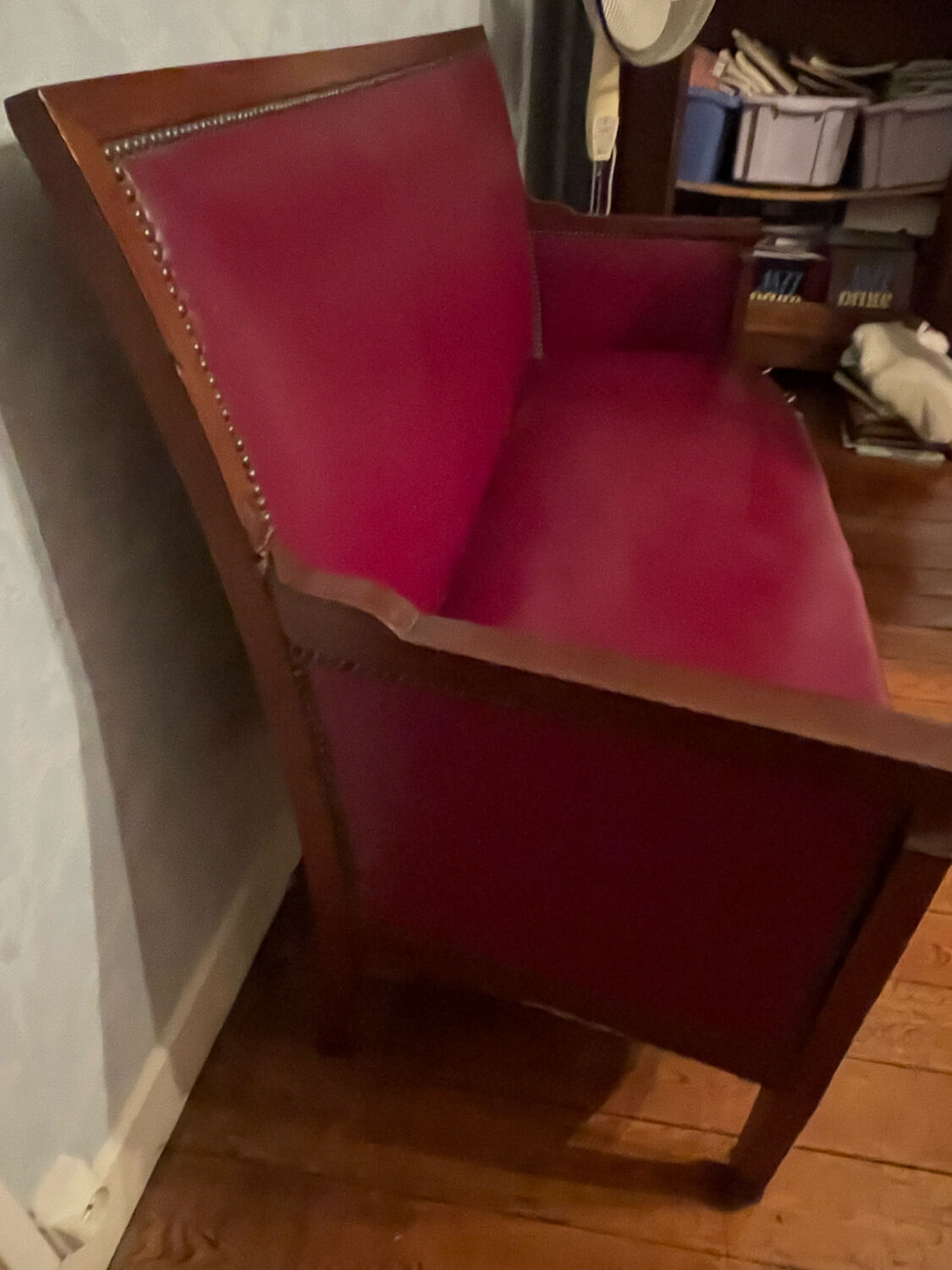 Leather sofa
