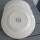 Set of 9 myott meakin england blue dessert plates
