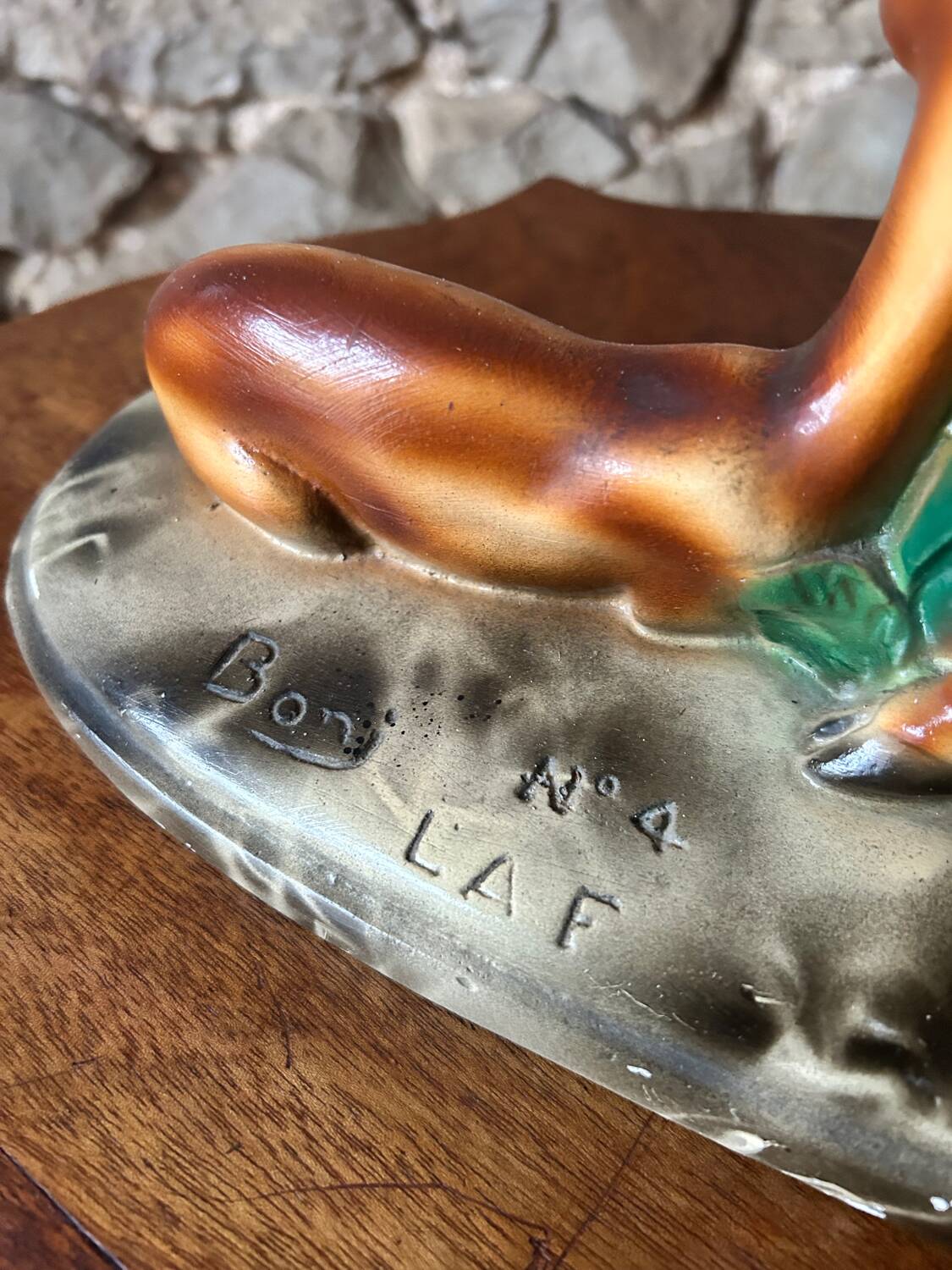 1950s ceramic animal figurines of deer