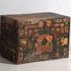 Antique Chinese chest painted in pine wood – China, circa 1900