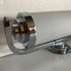 Vintage art deco wall lamp, tube style, horizontal or vertical
