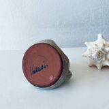 Ceramic candle holder signed Vallauris
