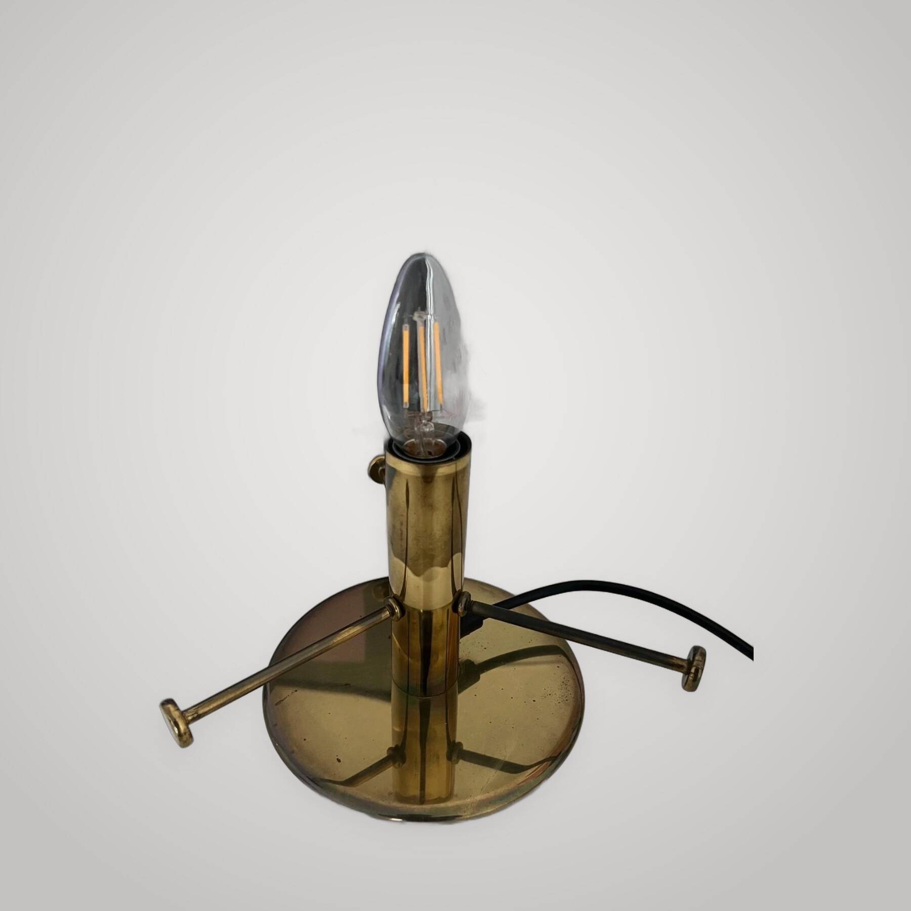 Table lamp by Mazzega model LT 394 in Murano glass swirl 1970.