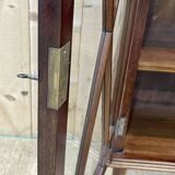 English 3-door mahogany bookcase from the 1950s