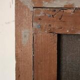 Peinture à l'huile ancienne sur toile, Vierge à l'Enfant, XVIIIe siècle