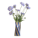 Blue Stripe Twist Vase