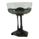 Art Nouveau centerpiece, glass, Quist, Germany, early 20th c.