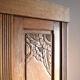 Armoire Art Déco bois clair