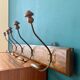 Old bistro wall coat rack