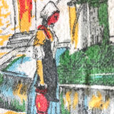 Vintage tea towel Pan Bagnat