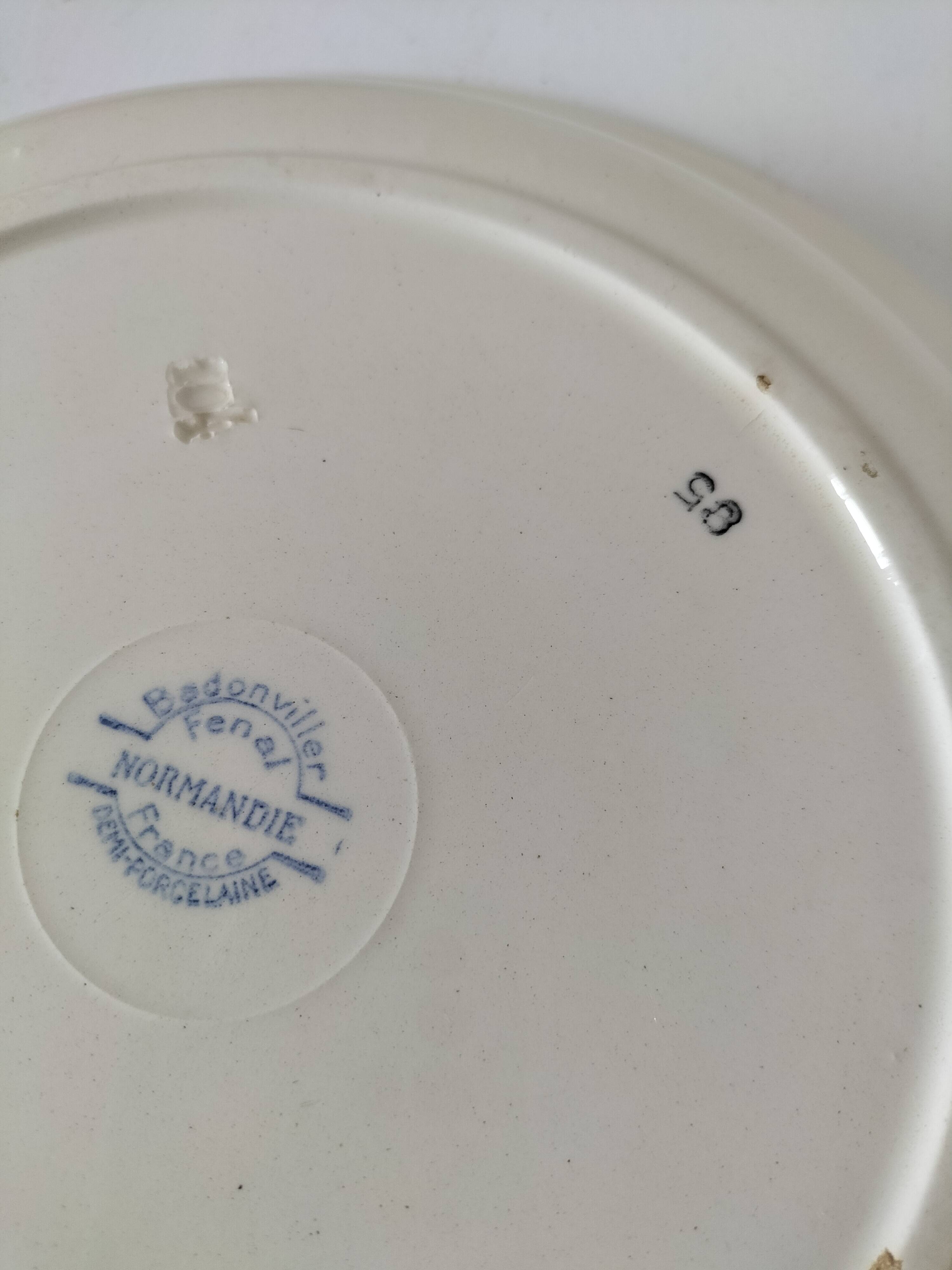 Badonviller Fénal Normandy model dish