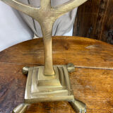 Seven-branched menorah in bronze