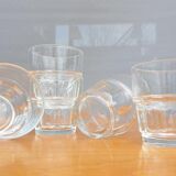 Set 5 glasses stackable Duralex