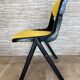 6 back chairs Emilio Ambasz & Giancarlo Peretti, yellow armchair