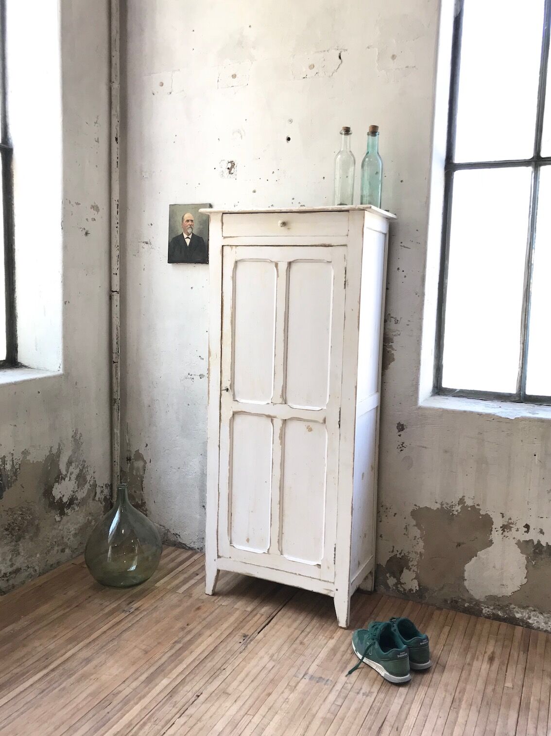 White parisian wardrobe