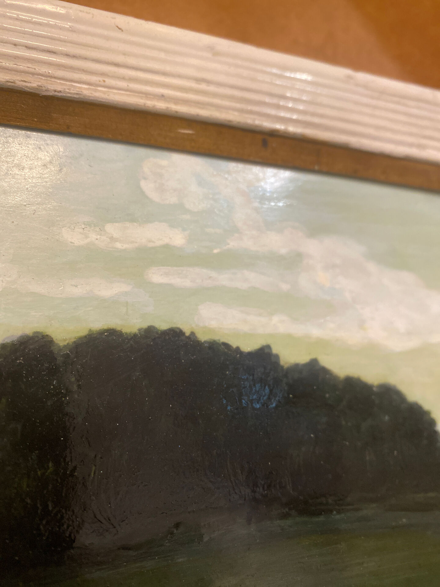 Peinture de forêt - huile originale