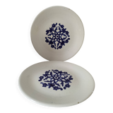 Pair of antique plates from Kharraz Nabeul, 1920s-1940s