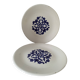A pair of antique Kharraz plates from Nabeul from the 1920s-1940s.
