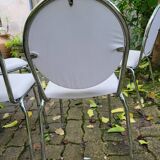 4 skai chairs