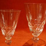 10 crystal cut crystal glasses