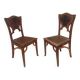 Paire  de chaise Art Nouveau