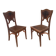 Paire  de chaise Art Nouveau