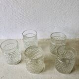 5 verres a whisky vintage