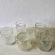 5 vintage whisky glasses