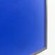 Monochrome table in ultramarine blue, acrylic on solid wood.