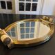 art deco mirrored tray