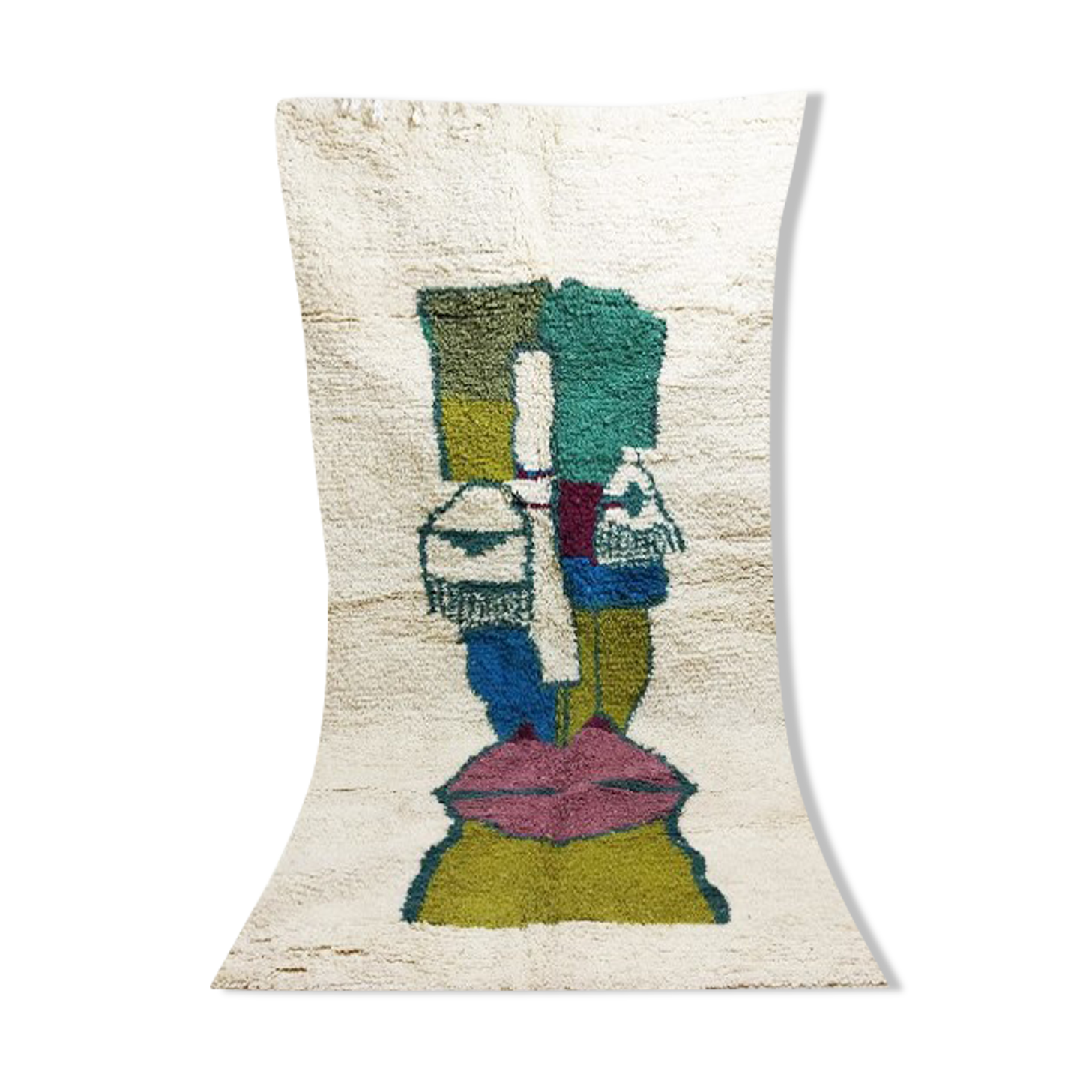 Colorful Berber carpet 264 X 138 CM