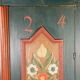 Painted Bavarian wardrobe, Germany 19th's
